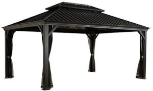 Sojag Messina Gazebo Hard Top Sun Shelter Product Image