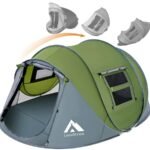 4 Person Easy Waterproof Pop Up Tent -Instant Family Tents