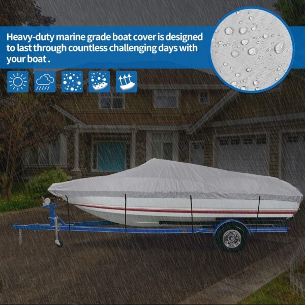 Best Universal Waterproof Boat Cover for 17–19 ft Boats - Image 4